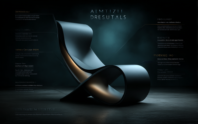 DCLA FAB compound curvature metal chair showing precision CNC machining and controlled fabrication geometry