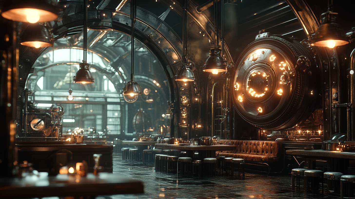 Engineered fabrication environment showing custom lighting, metalwork, and integrated systems built by David Cook Los Angeles.